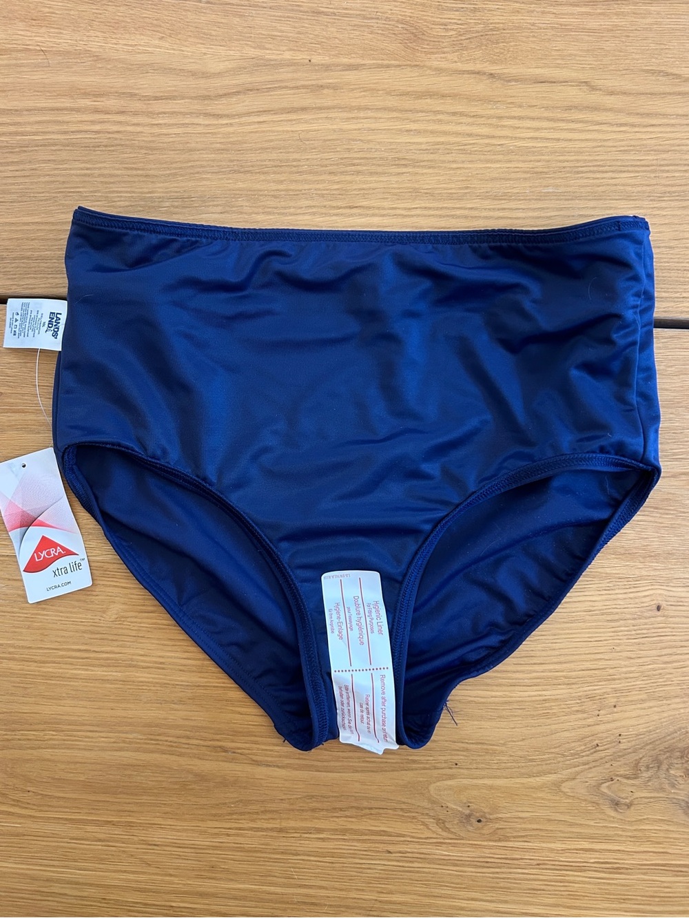 Lands' End NWT Women’s Size 10 Navy 2-Piece Swim Suit - Tankini + Swim Bottoms - Picture 12 of 16